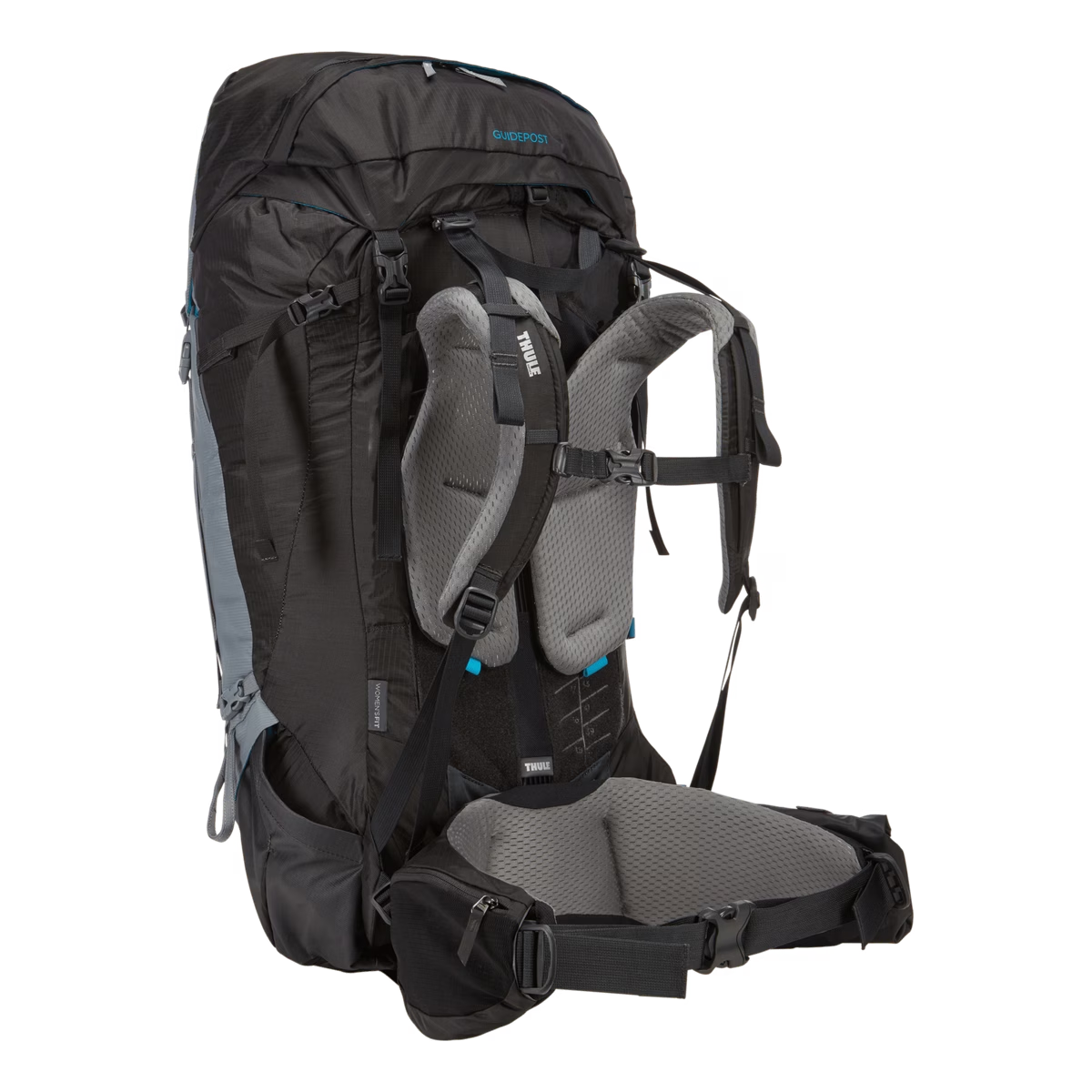 Thule 75L Womens Guidepost Backpack Bag w/ Adjustable Suspension in Monument Grey