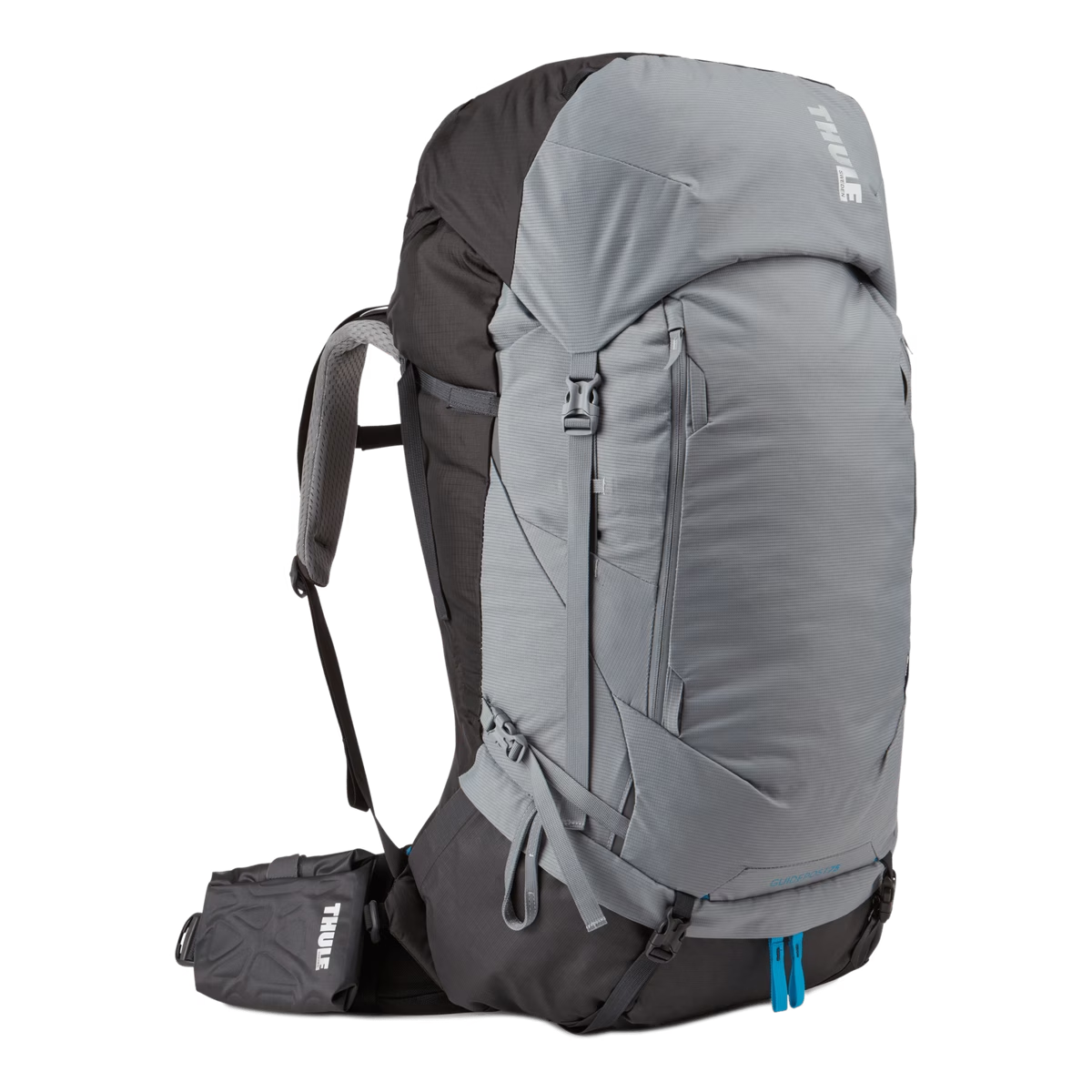 Thule 75L Womens Guidepost Backpack Bag w/ Adjustable Suspension in Monument Grey