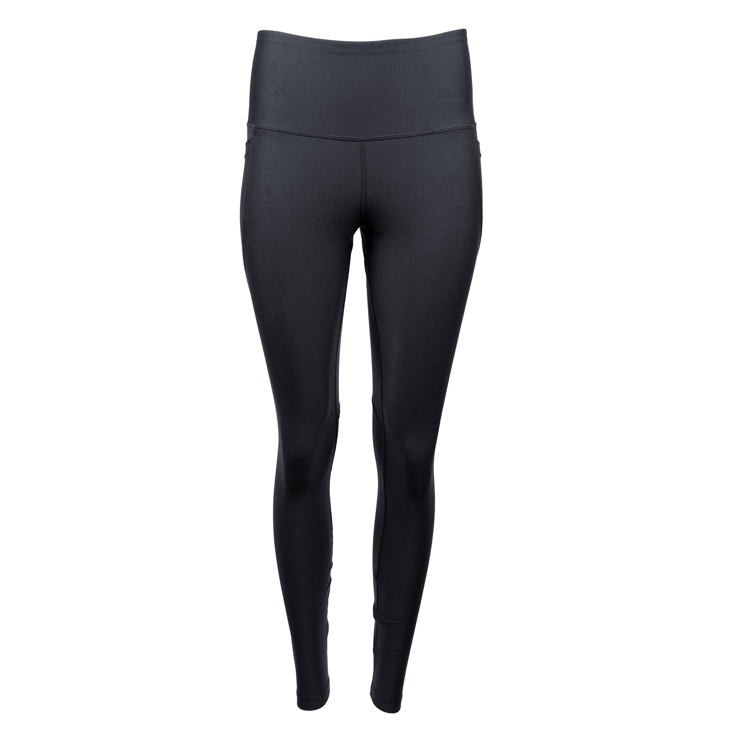 The Go - Ladies Black Phone Pocket Leggings-0