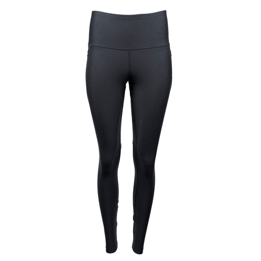 The Go - Ladies Black Phone Pocket Leggings-0