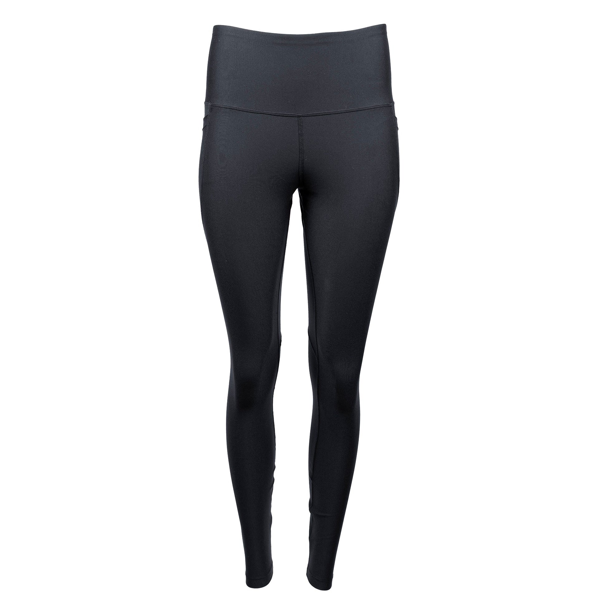 The Go Thermal - Ladies Black Phone Pocket Leggings-0