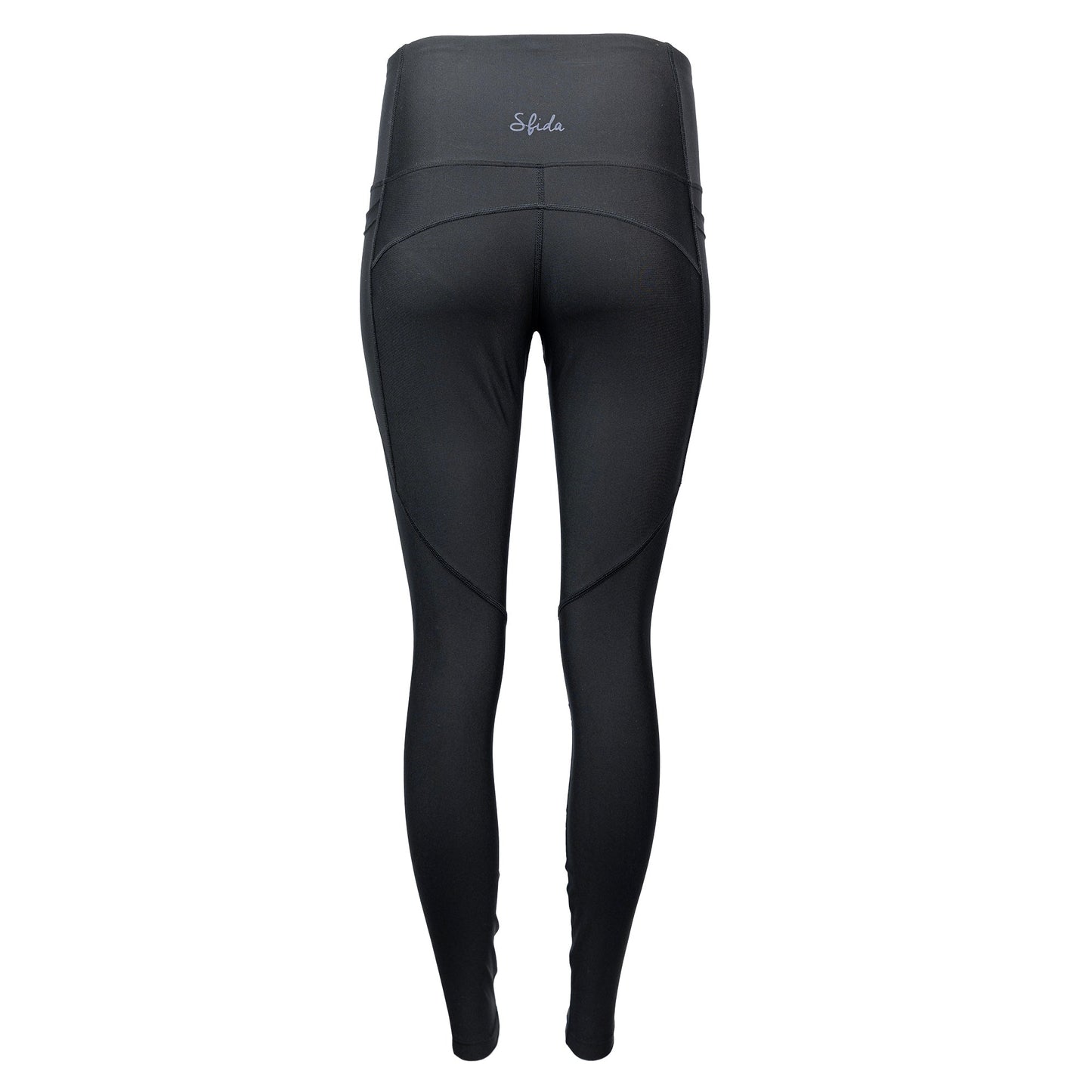 The Go - Ladies Black Phone Pocket Leggings-2