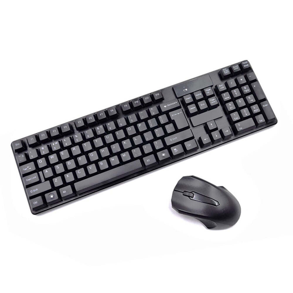 2.4 Ghz Wireless Water Resistant Keyboard & Mouse Set Key Board PC Mac Computer-0