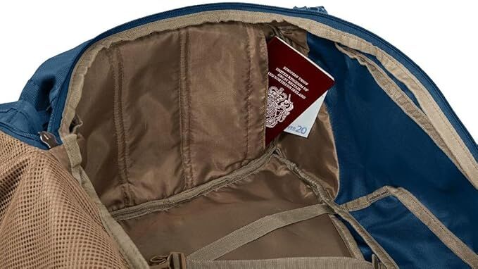 Thule 70L Womens Landmark Backpack Travel Hiking Bag w/ Laptop Sleeve in Majolica Blue