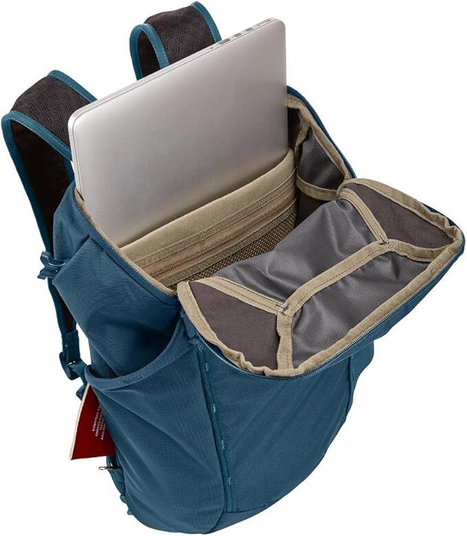 Thule 70L Womens Landmark Backpack Travel Hiking Bag w/ Laptop Sleeve in Majolica Blue