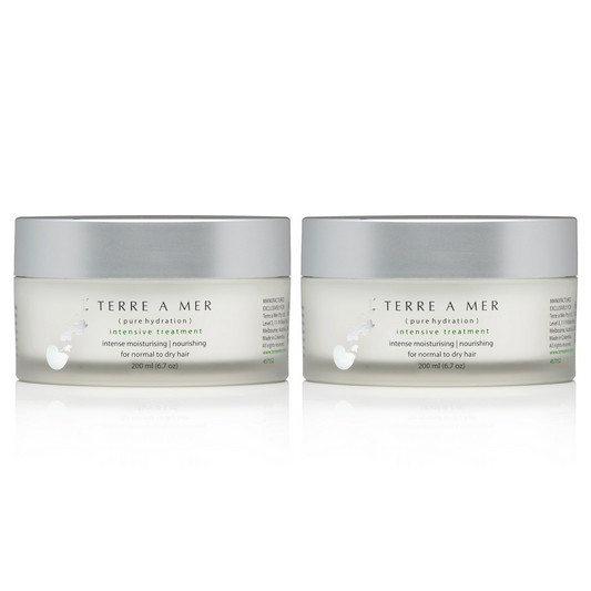2x terreamer Amino Acid/Argan Oil Repair Hair Mask Treatment Cream - Intensive Treatment (200ml)