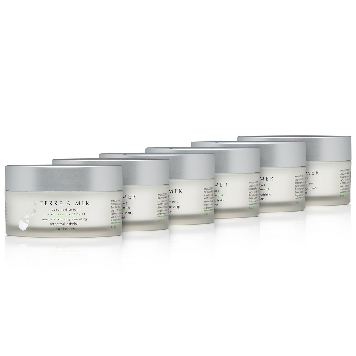 6x TERRE A MER Amino Acid/Argan Oil Repair Hair Mask Treatment Cream - Intensive Treatment (200ml)