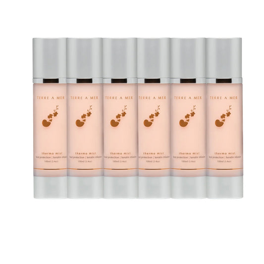 6x terreamer Keratin Treatment Thermo Mist Hair Spray Heat Protection Styling