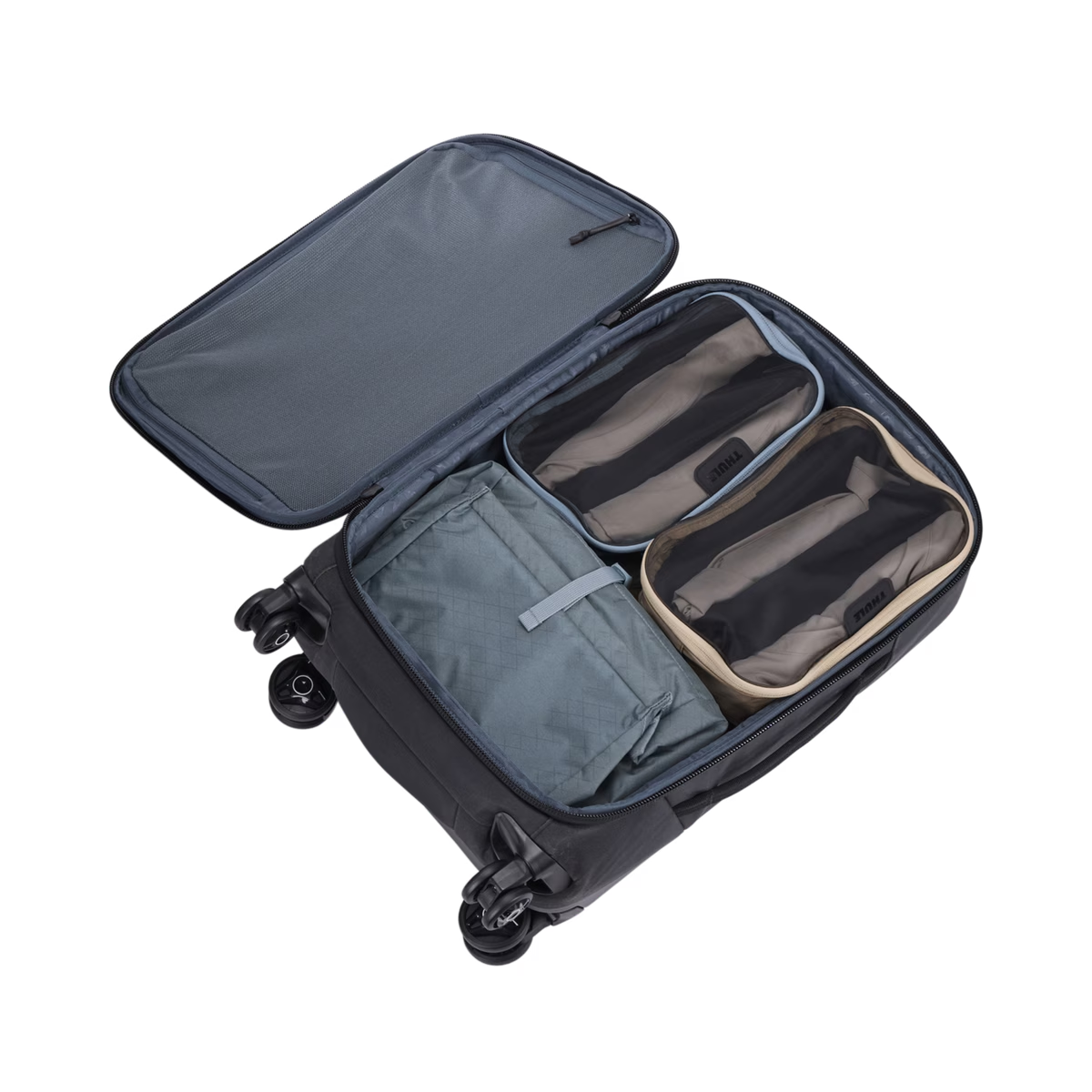 Thule Small Packing Cube Travel Organiser Bag for Carry-On Luggage in Pond Grey