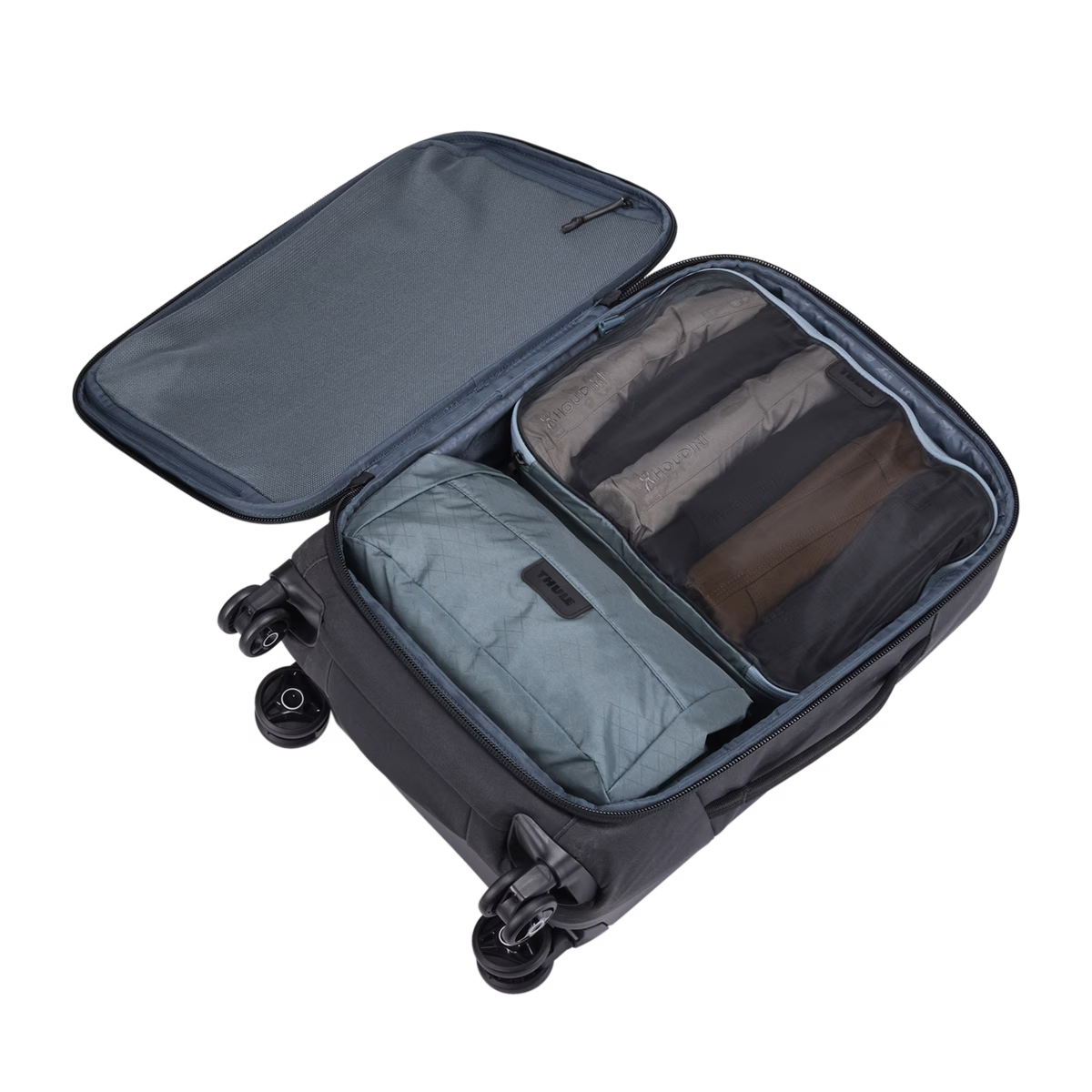 Thule Medium Packing Cube Travel Organiser Bag for Carry-On Luggage in Pond Grey