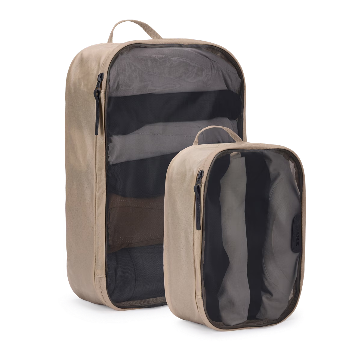 Thule Small & Medium Packing Cube Set Travel Organiser in Gentle Beige