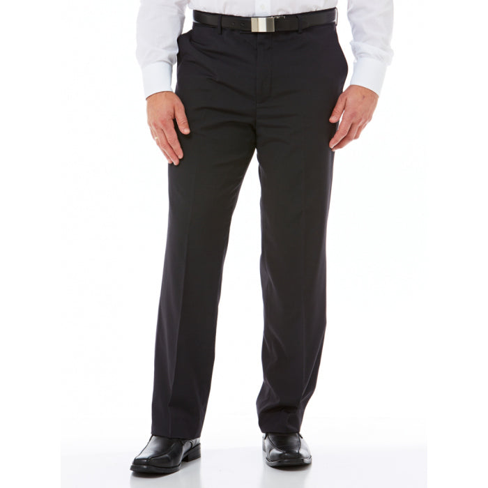 Mens Microfibre Trousers Dress Business Formal Office Pants Wrinkle-Friendly-13