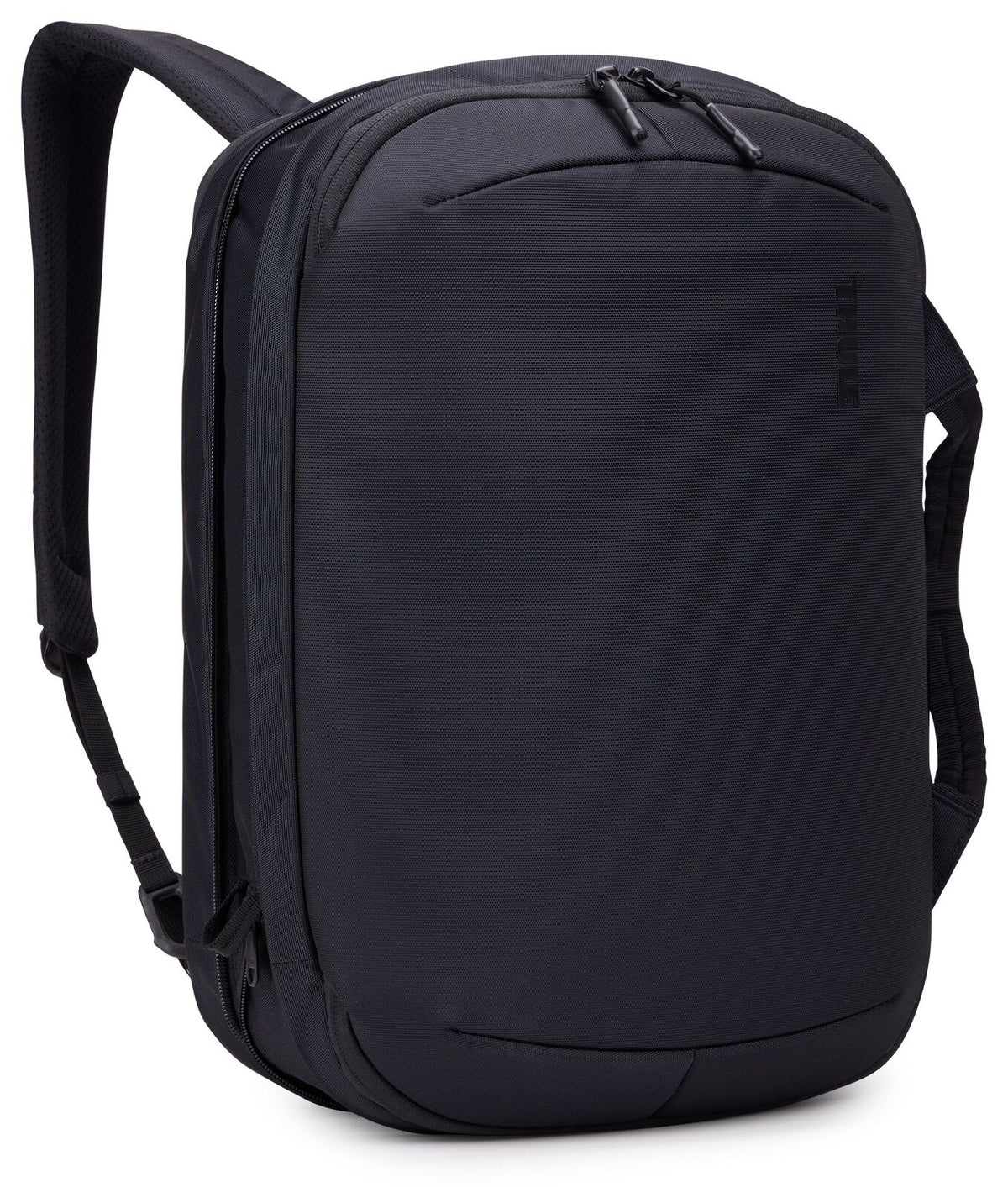 THULE Subterra 15–23L Hybrid Travel Bag Expandable Backpack w/ 16" Laptop Sleeve in Black