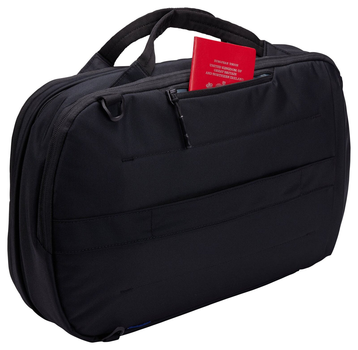THULE Subterra 15–23L Hybrid Travel Bag Expandable Backpack w/ 16" Laptop Sleeve in Black