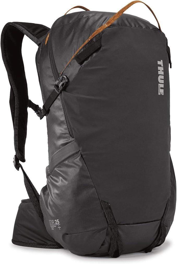 Thule Mens 25L Stir Hiking Backpack Bag in Obsidian Grey/Black