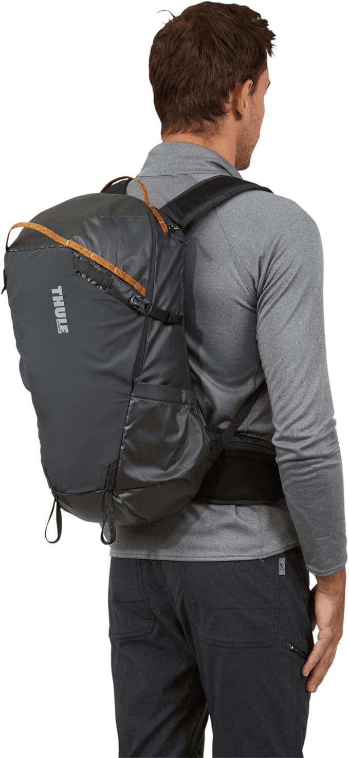 Thule Mens 25L Stir Hiking Backpack Bag in Obsidian Grey/Black