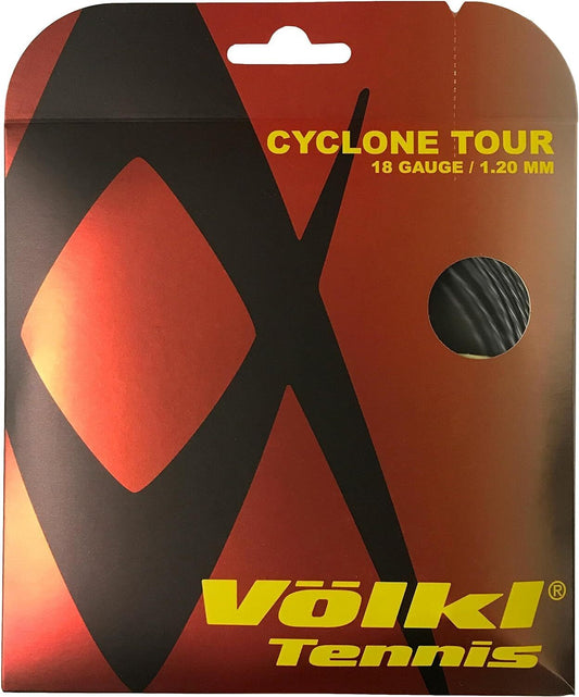 1 Pack Volkl Cyclone Tour 18g/1.20mm Tennis Racquet Strings - Anthracite-0