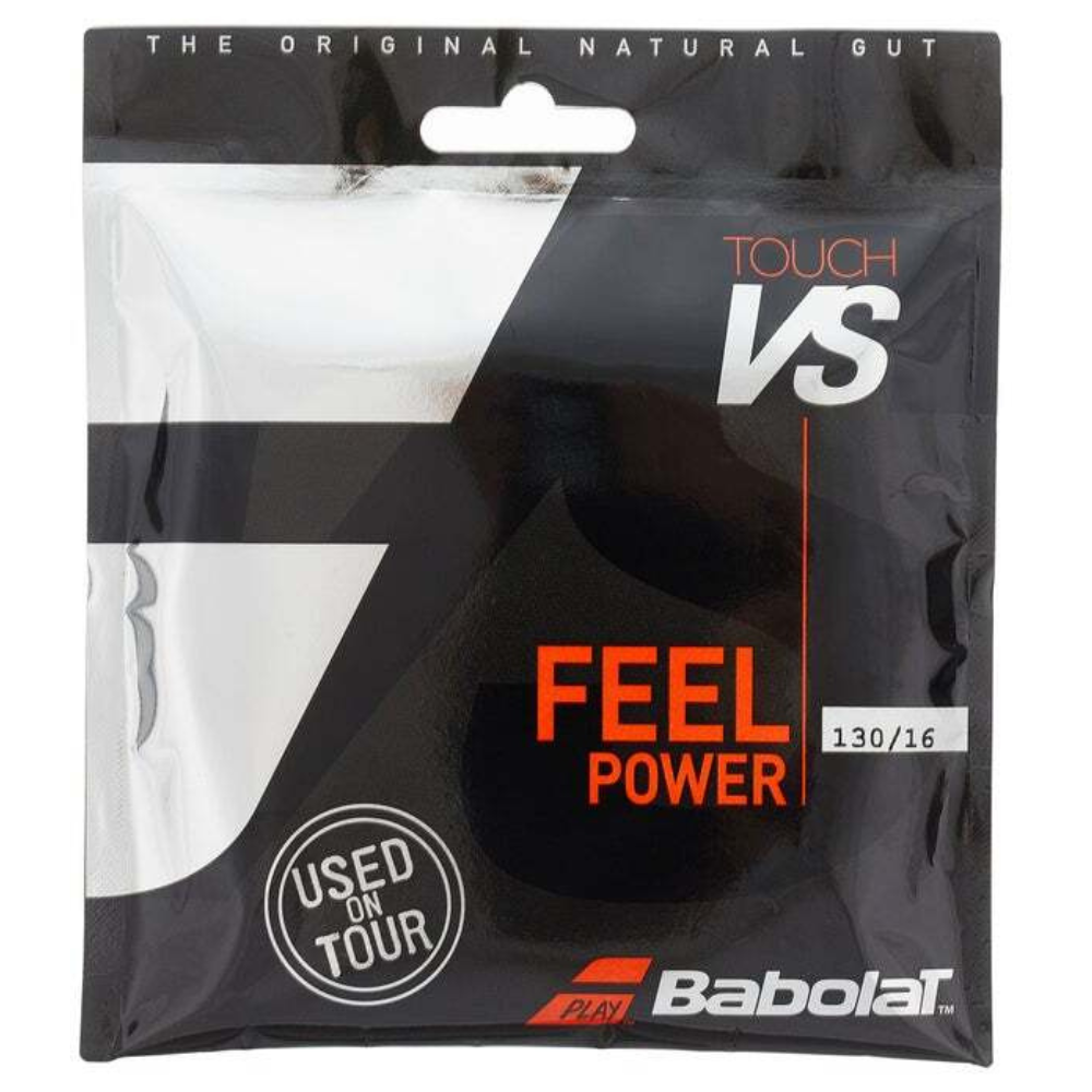 Babolat Touch VS Natural Gut Tennis Racquet Strings 130/16 - 12m (Full Set) - Natural
