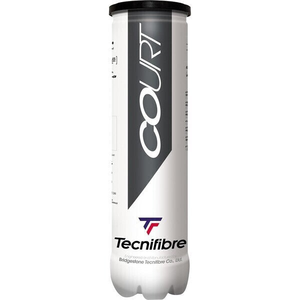 18 Cans of 4 Tecnifibre Court Tournament Tennis 72 Balls Bulk Box - ITF & USTA Approved