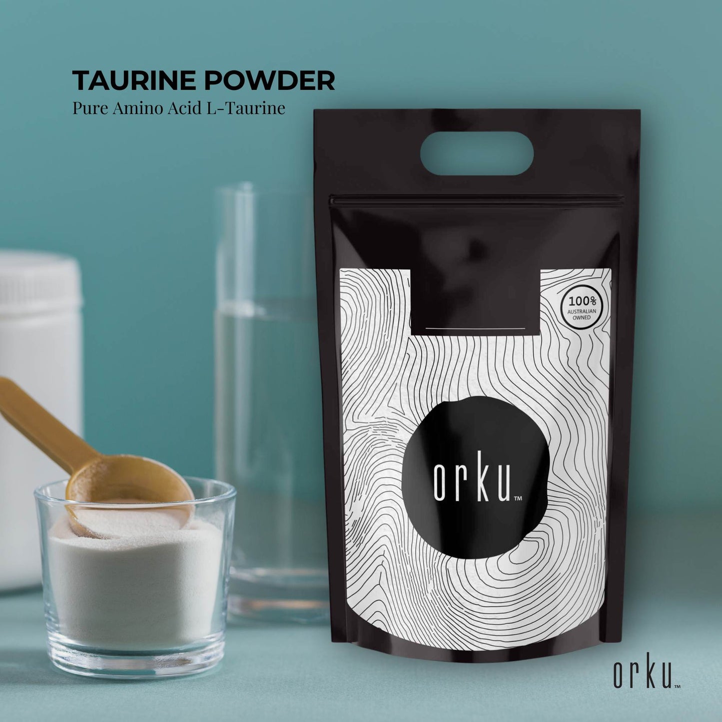 Taurine Powder Pure - Amino Acid L-Taurine Food Vitamin Supplement Bulk-2