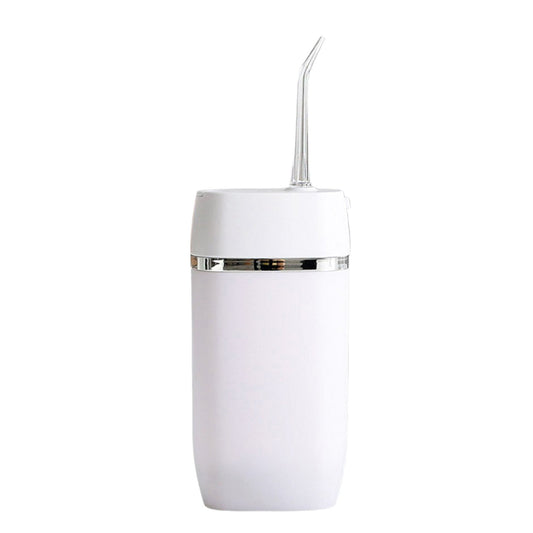 Teeth Water Flosser Rechargeable Cordless Cleaner - Travel Oral Irrigator White-0