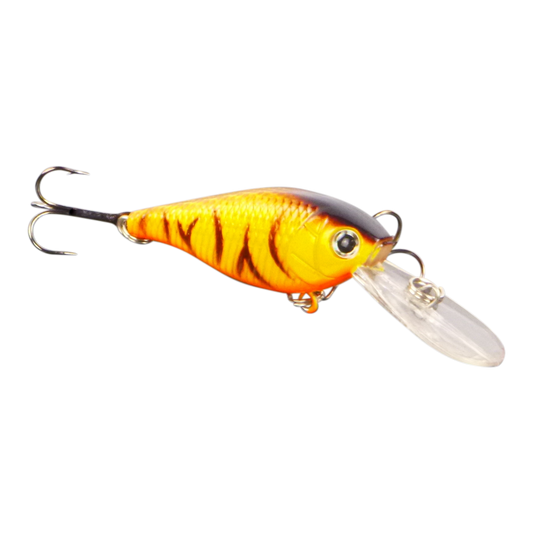 Finesse 'Madbass' Tiger Stripe, 85mm Deep Diving Crankbait-0