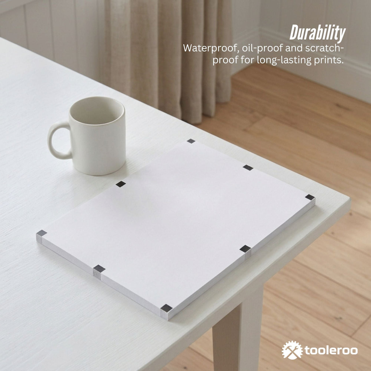 Tooleroo 20x 100 Sheet Pack A4 Thermal Printer Paper White - BPA Free Bulk-4