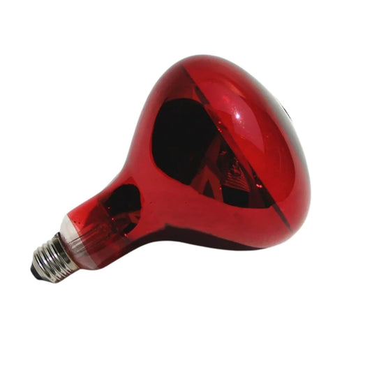 Tooleroo 275W Infrared Heat Lamp Bulb - Red Edison Screw Therapy Light YC-868B-0