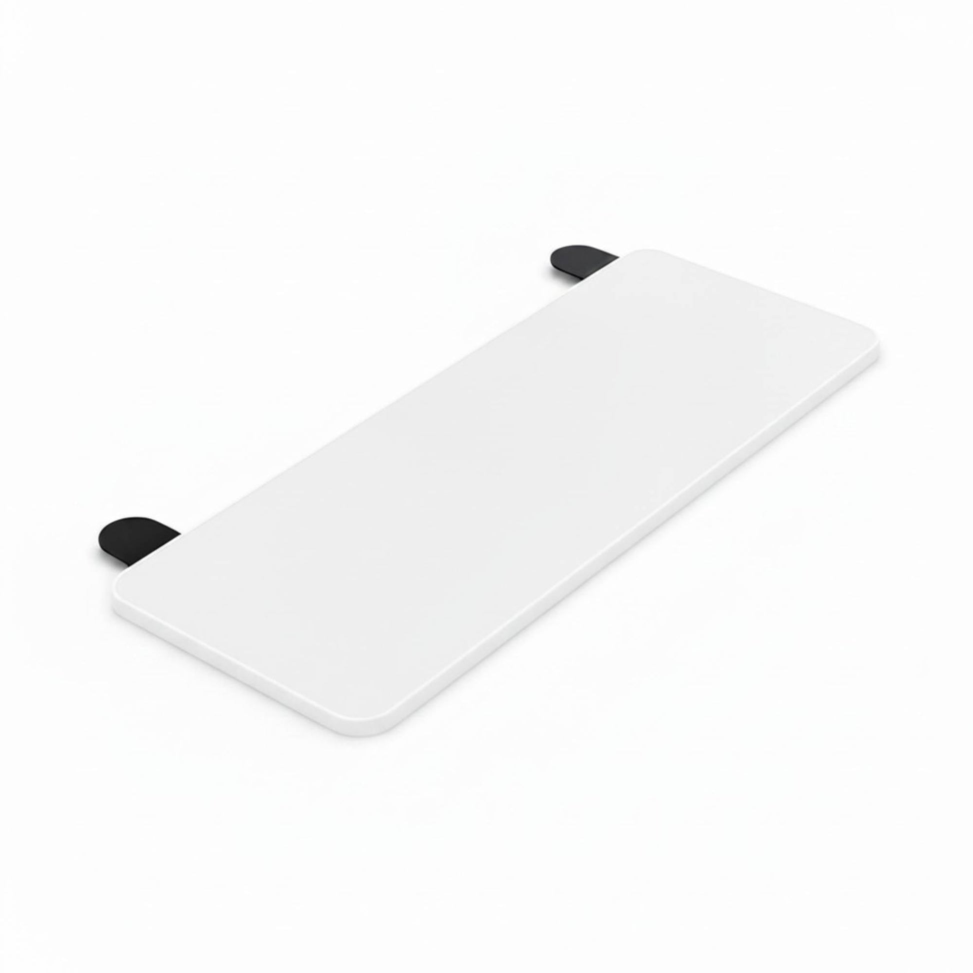 Tooleroo Folding Tray Desk Extender - Clamp-On Table Extension Shelf White-0