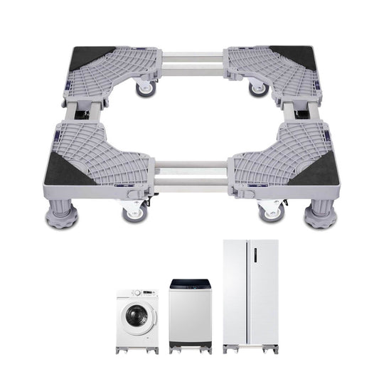 Tooleroo Washing Machine Stand - Wheeled Adjustable Fridge and Appliance Base-0