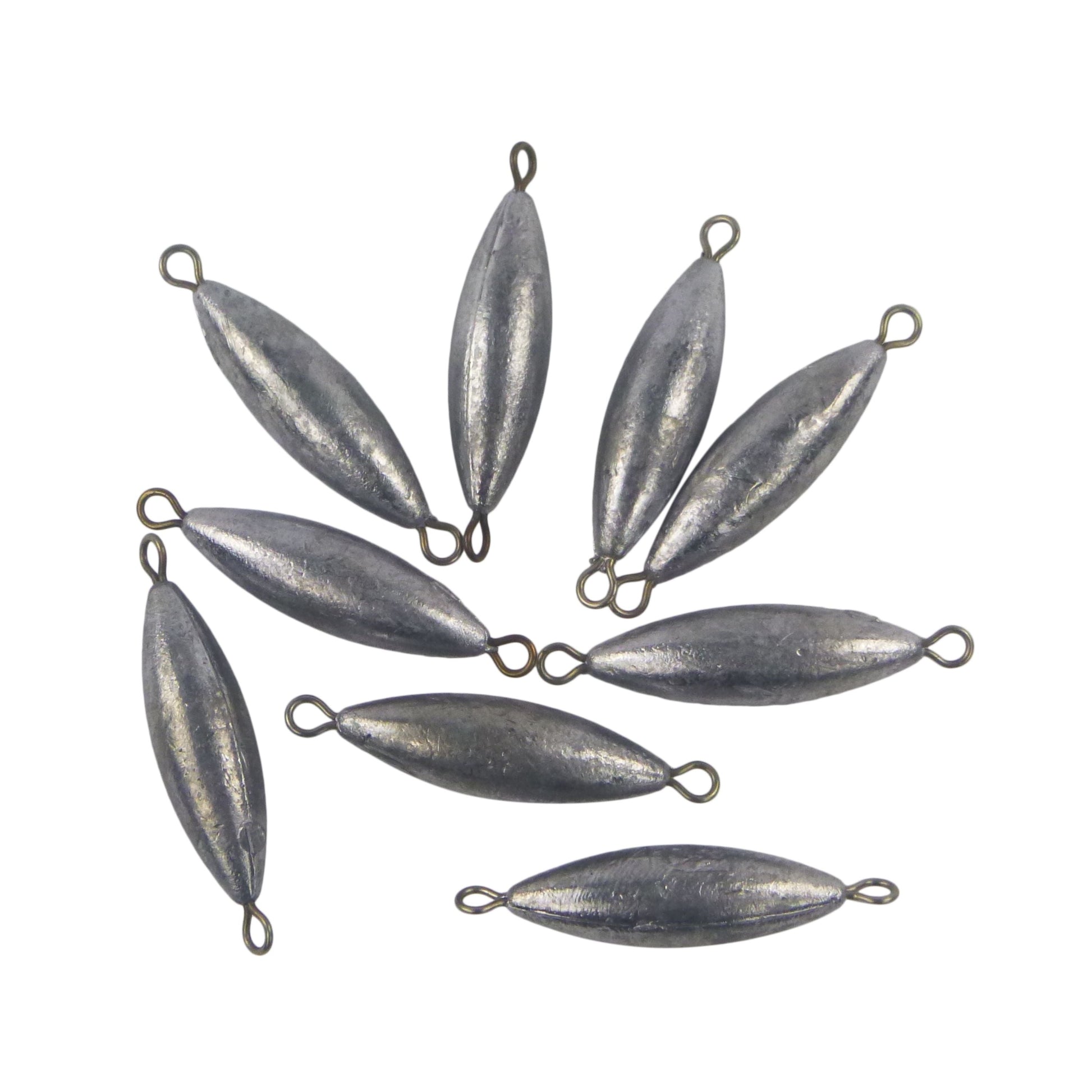 Swimerz 4oz Torpedo Trolling Sinker, Lead 9 Pack-0