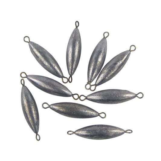 Swimerz 4oz Torpedo Trolling Sinker, Lead 9 Pack-0