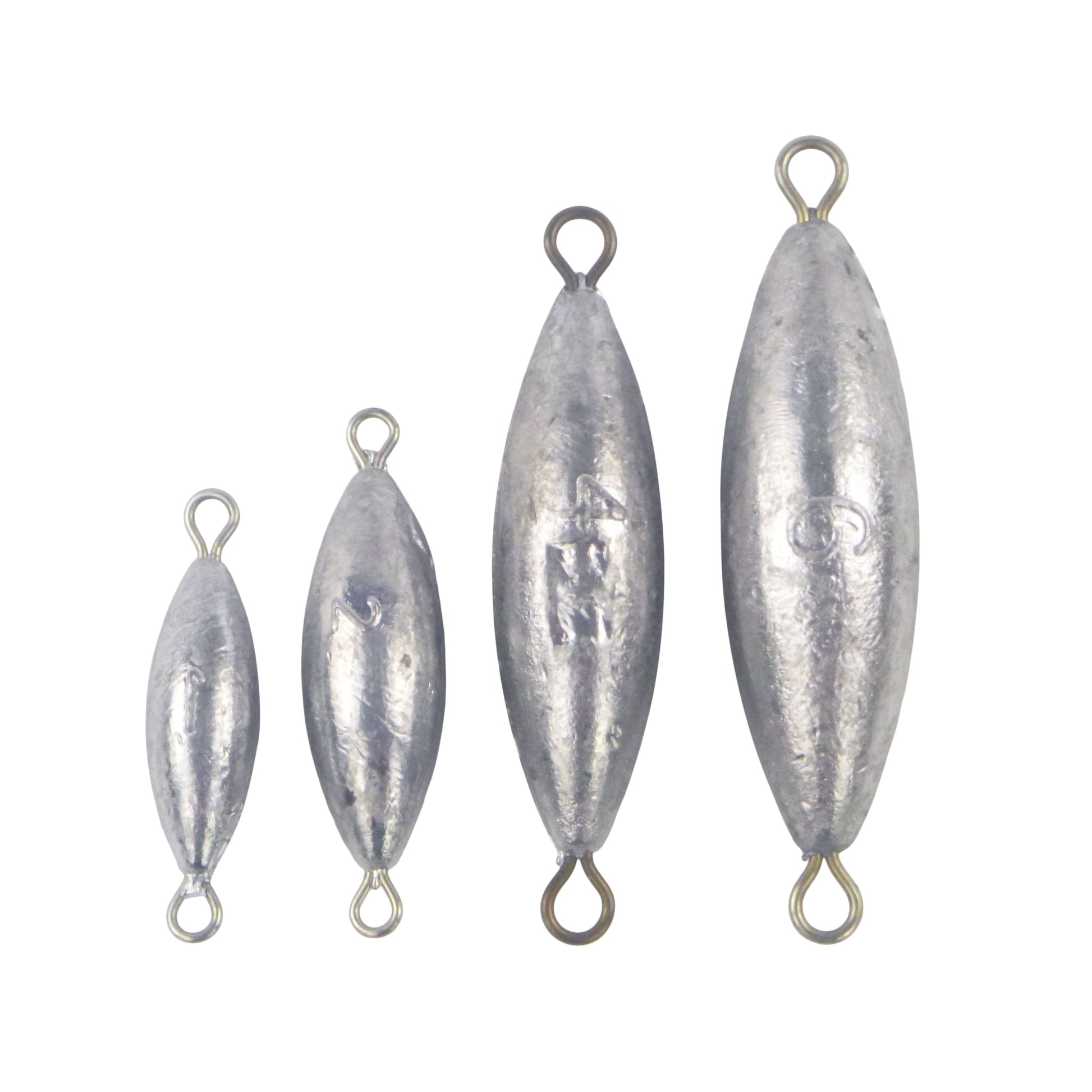Swimerz Bulk Pack Torpedo Trolling Sinker, 4 sizes, Qty 58-0