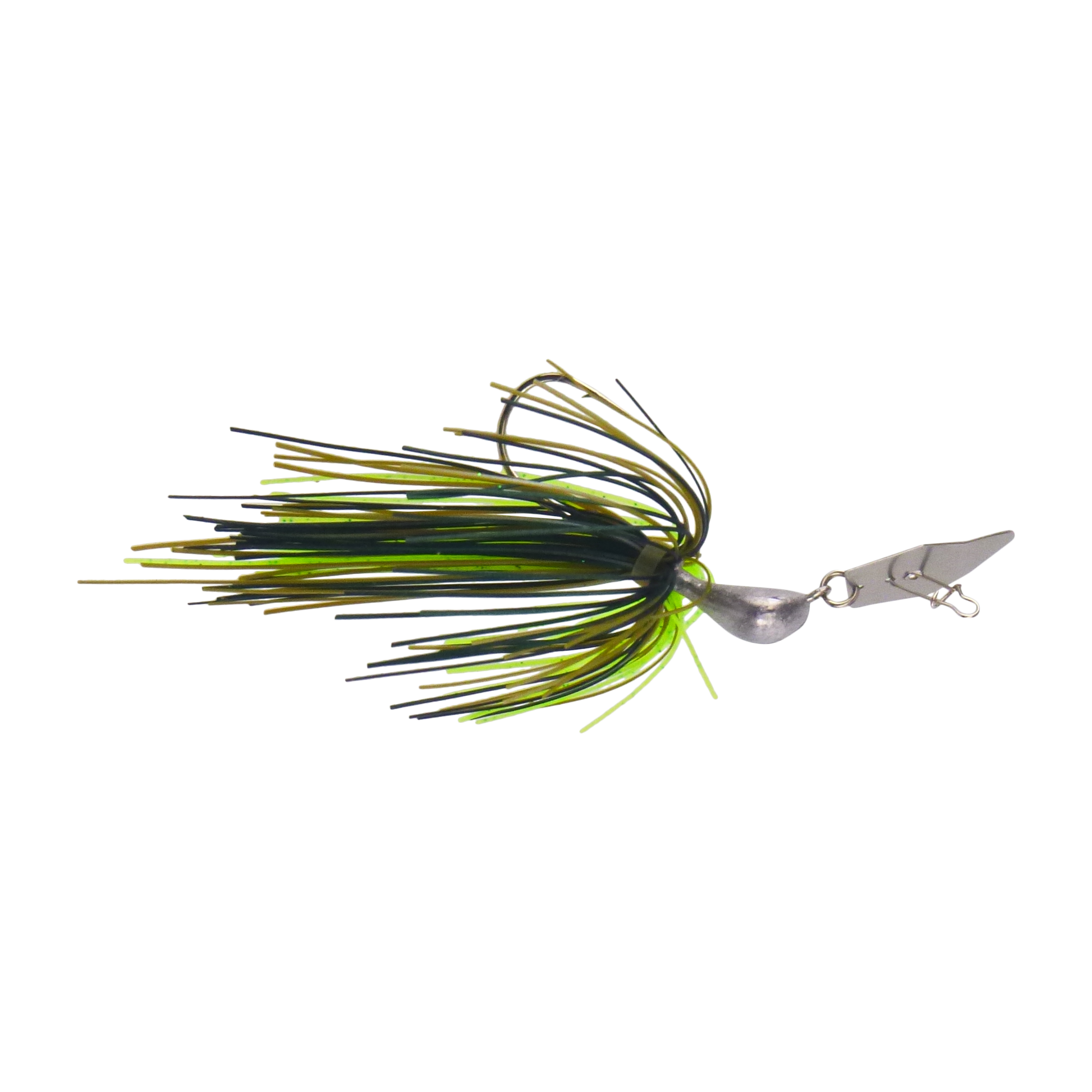 Dekoi 14gm Bladed Swim Jig, Chatterbait, Tree Frog, 2 pack-0