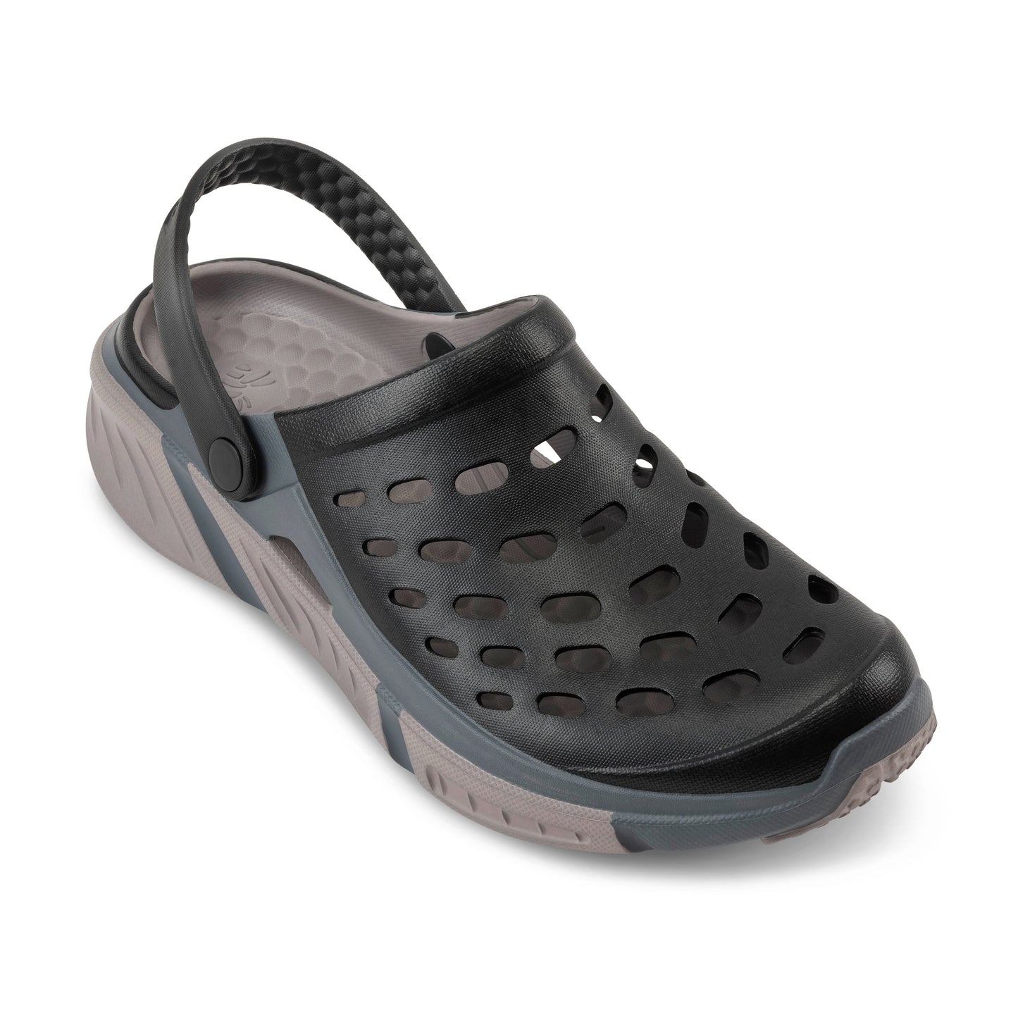 Adult Trekking Clog - Black/Charcoal-2