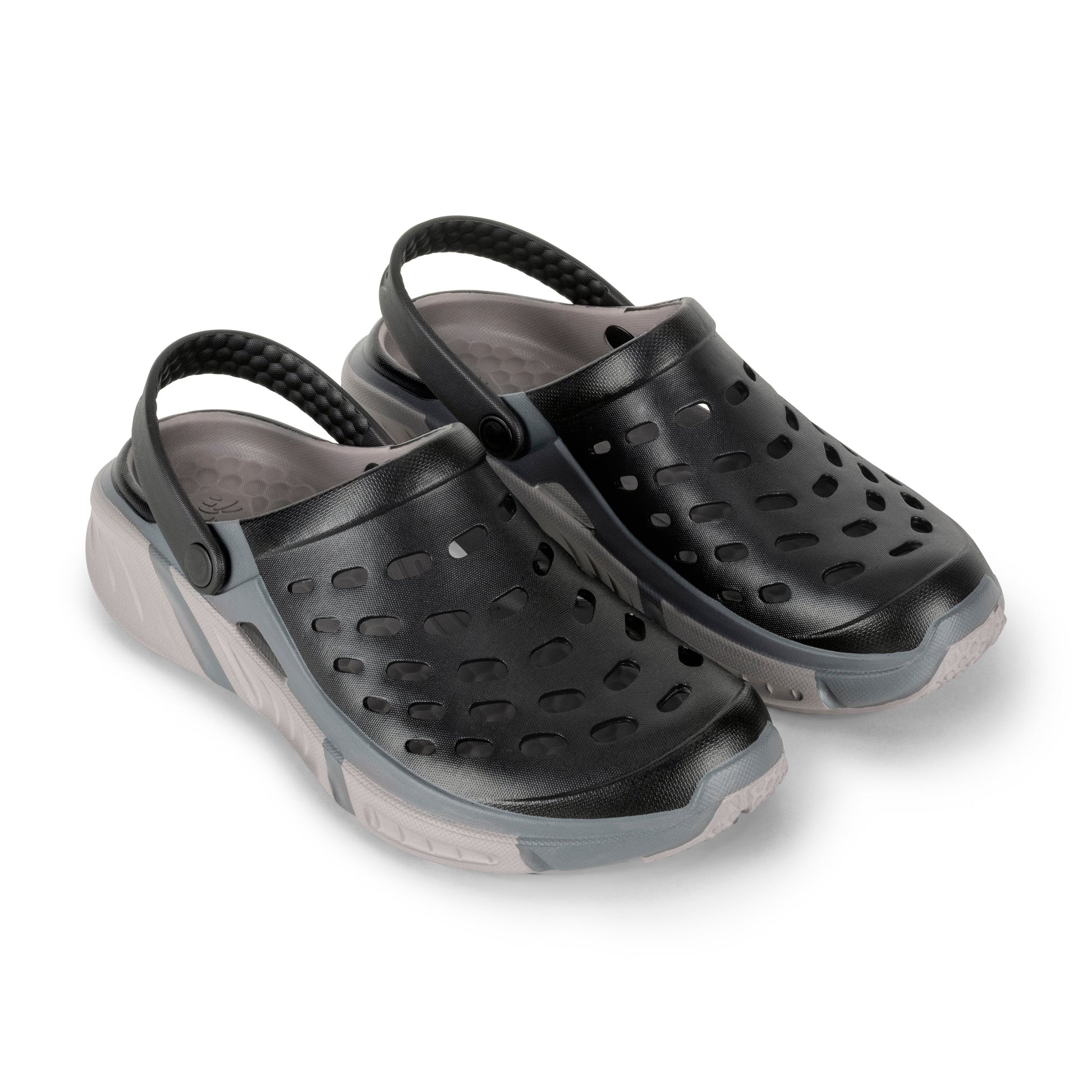 Adult Trekking Clog - Black/Charcoal-4