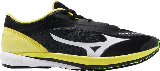 Mizuno Mens Wave Duel Sneakers Runners Athletic Running Shoes - Black/Yellow