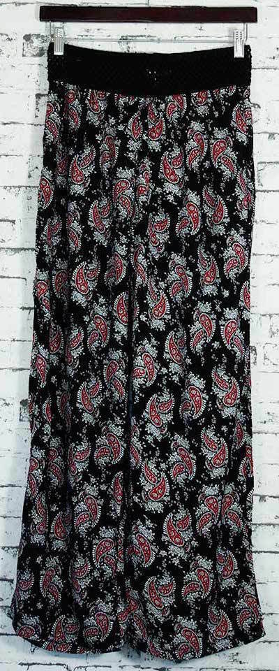 Womens Crotchet Waist Yoga Harem Pants Palazzo Lounge Ladies Trousers Yoga Loose-6