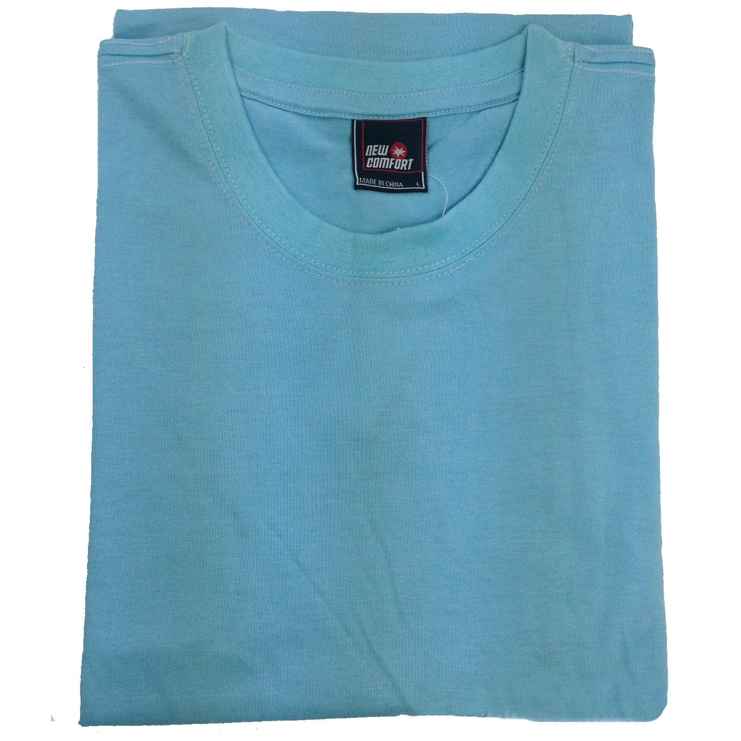 Mens Plain T Shirt 100% COTTON Loose Baggy Fit Blank Tee Top Basic T-Shirt-5