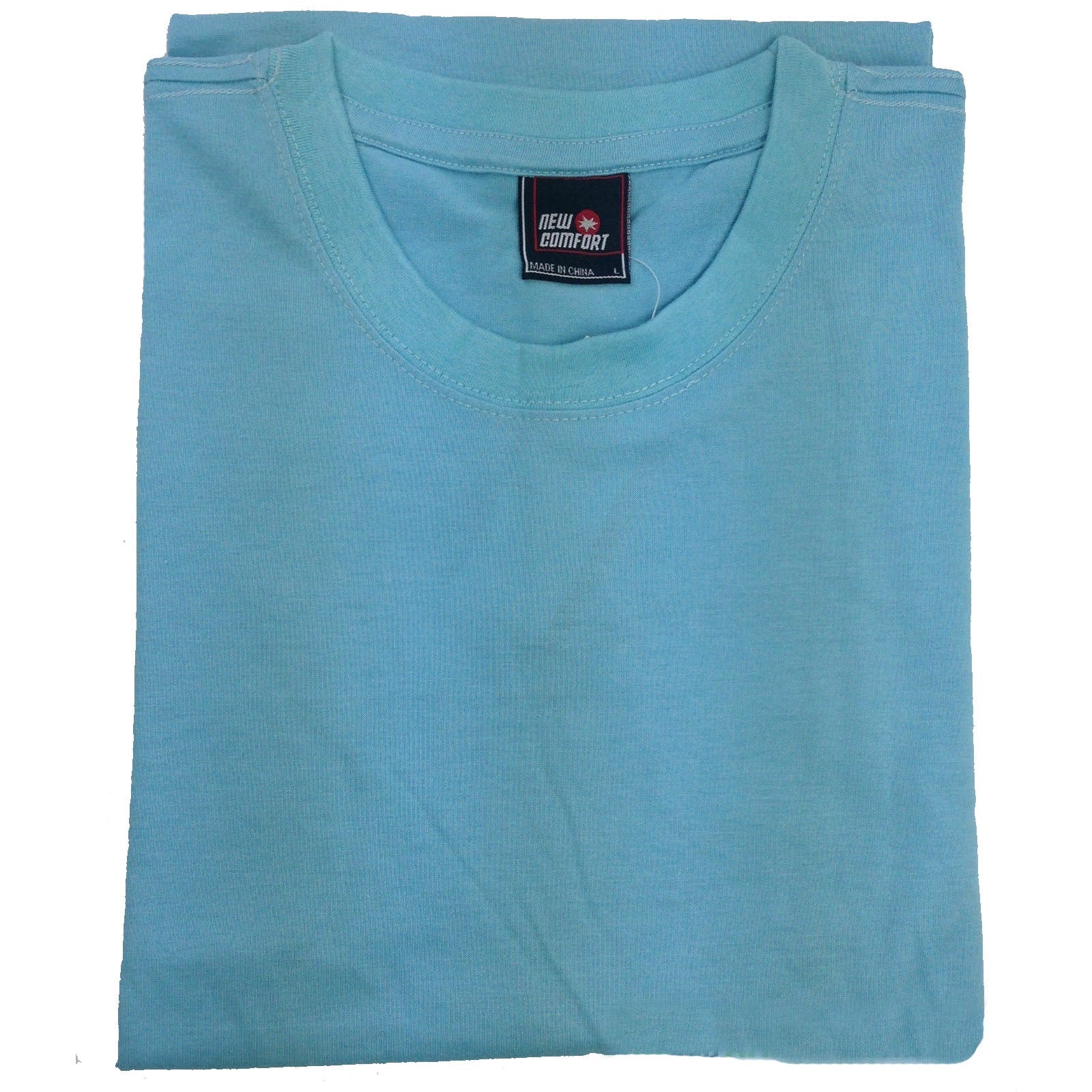 Mens Plain T Shirt 100% COTTON Loose Baggy Fit Blank Tee Top Basic T-Shirt-6
