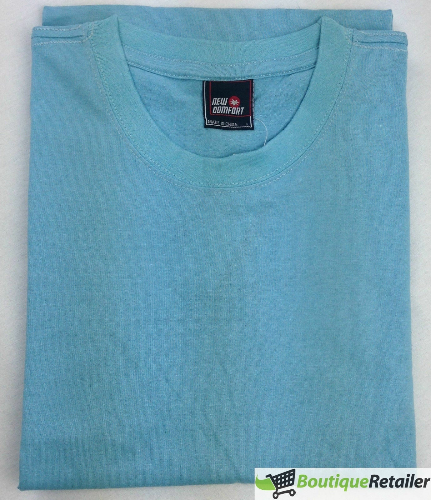 Mens Plain T Shirt 100% COTTON Loose Baggy Fit Blank Tee Top Basic T-Shirt-7