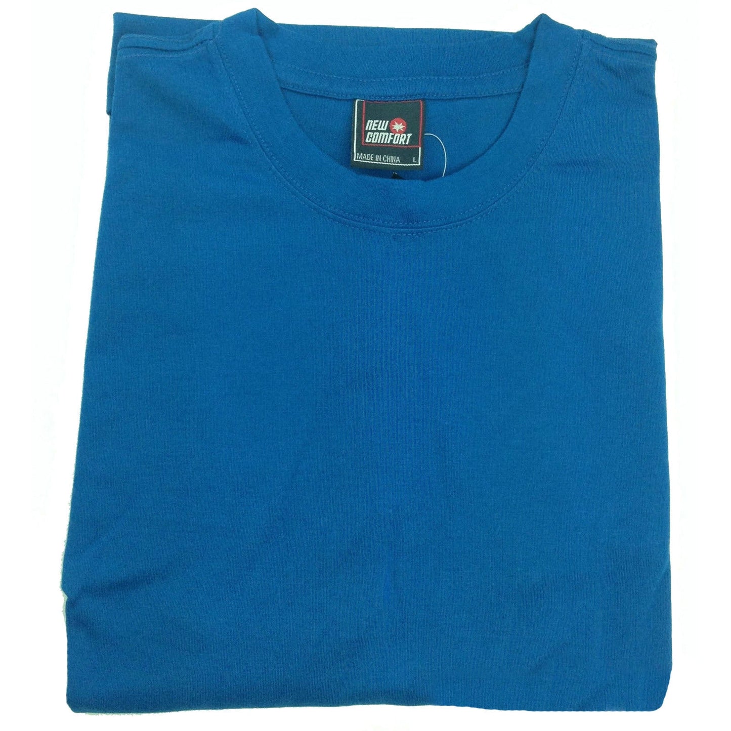 Mens Plain T Shirt 100% COTTON Loose Baggy Fit Blank Tee Top Basic T-Shirt-8