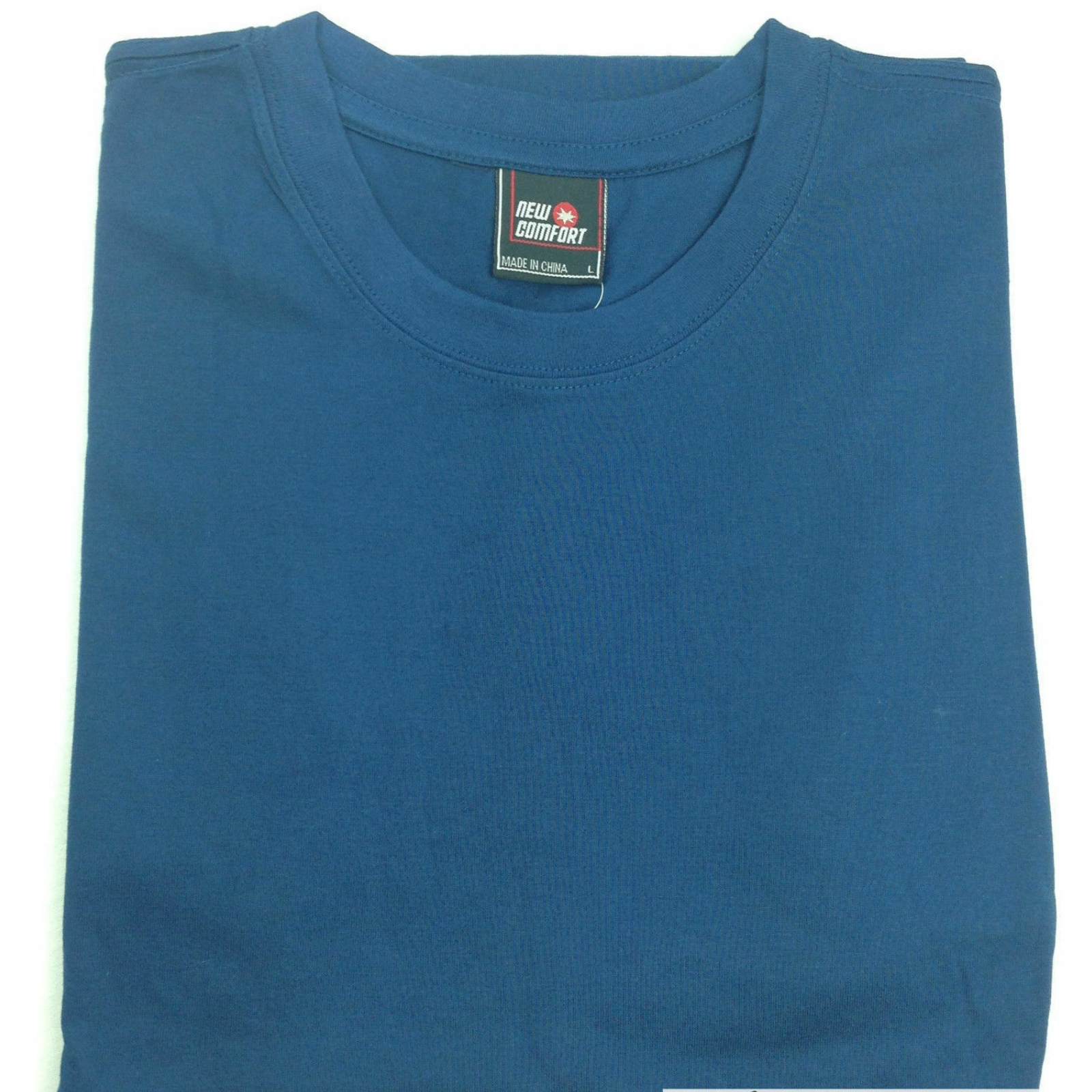 Mens Plain T Shirt 100% COTTON Loose Baggy Fit Blank Tee Top Basic T-Shirt-13