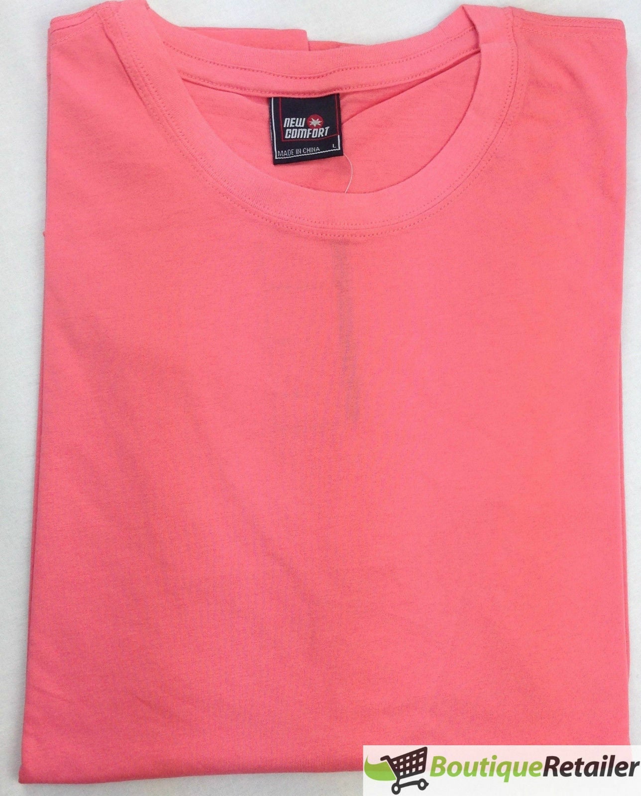 Mens Plain T Shirt 100% COTTON Loose Baggy Fit Blank Tee Top Basic T-Shirt-17