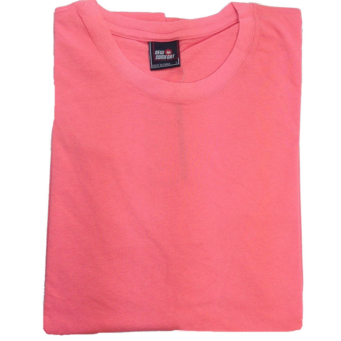 Mens Plain T Shirt 100% COTTON Loose Baggy Fit Blank Tee Top Basic T-Shirt-19