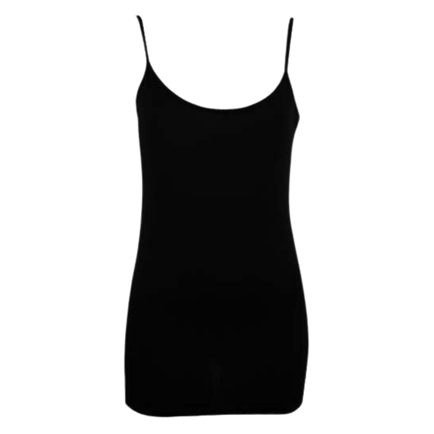 CAMISOLE TOP Long Cami Top Womens Singlet Summer Casual Wear Basic Tank Shirt-3