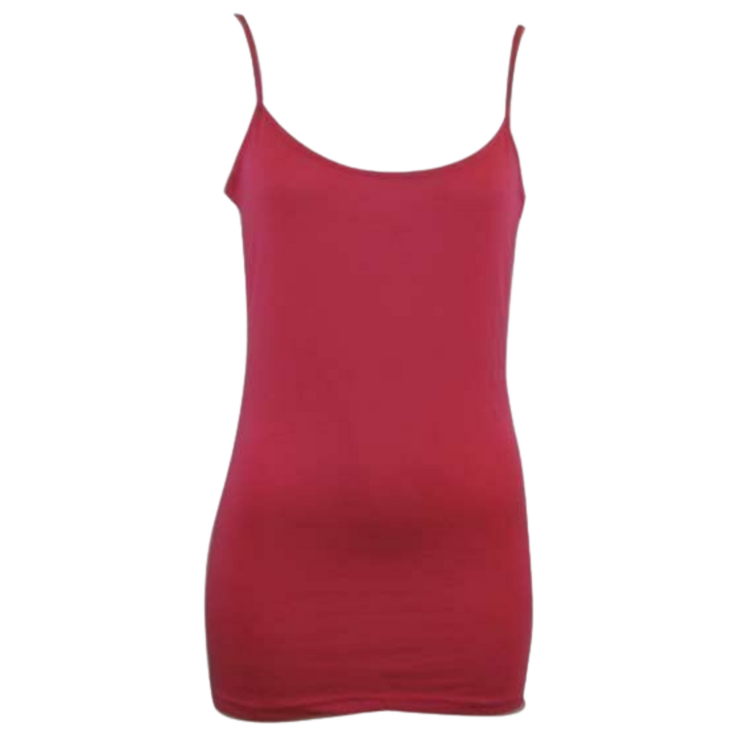 CAMISOLE TOP Long Cami Top Womens Singlet Summer Casual Wear Basic Tank Shirt-15