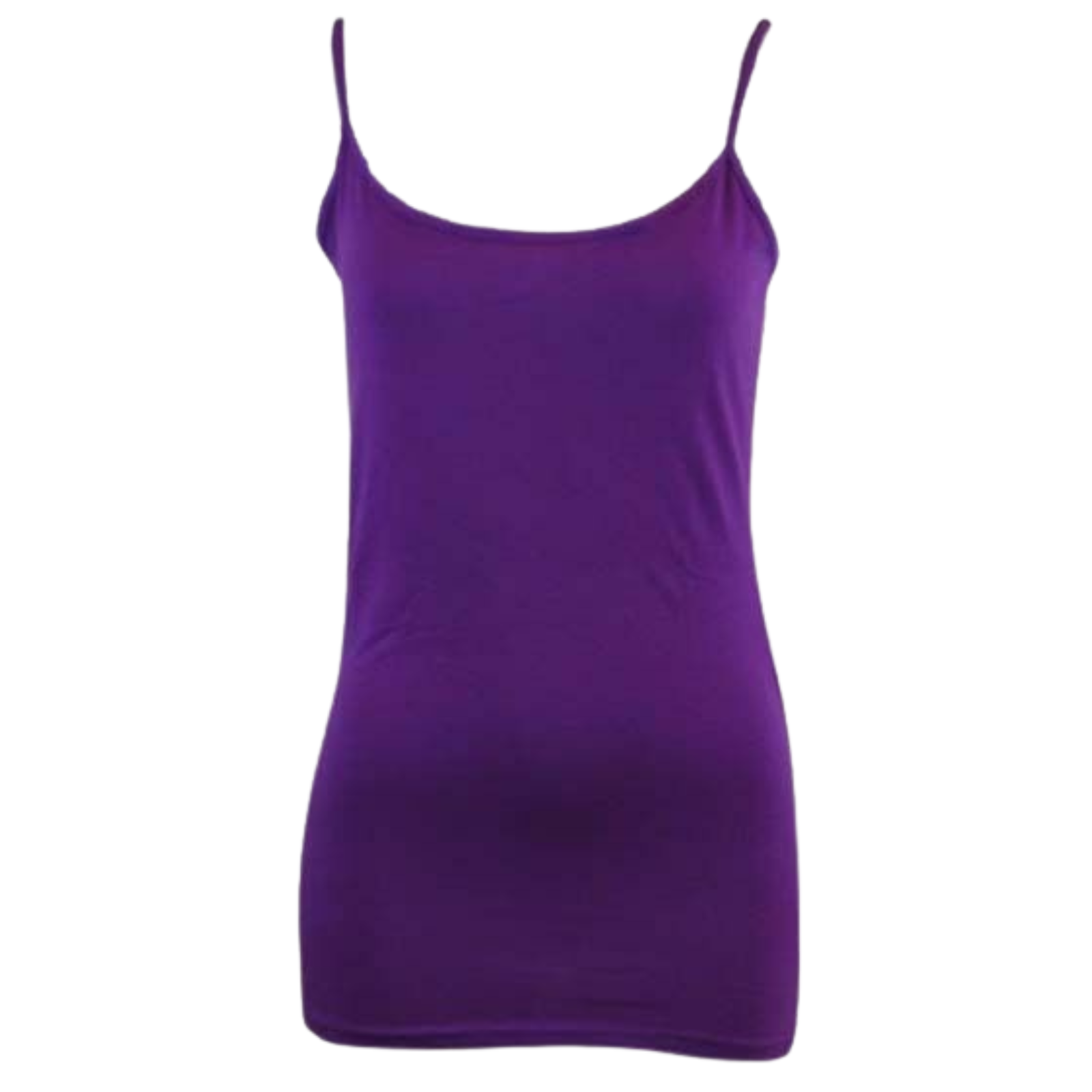 CAMISOLE TOP Long Cami Top Womens Singlet Summer Casual Wear Basic Tank Shirt-30