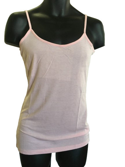 CAMISOLE TOP Long Cami Top Womens Singlet Summer Casual Wear Basic Tank Shirt-35