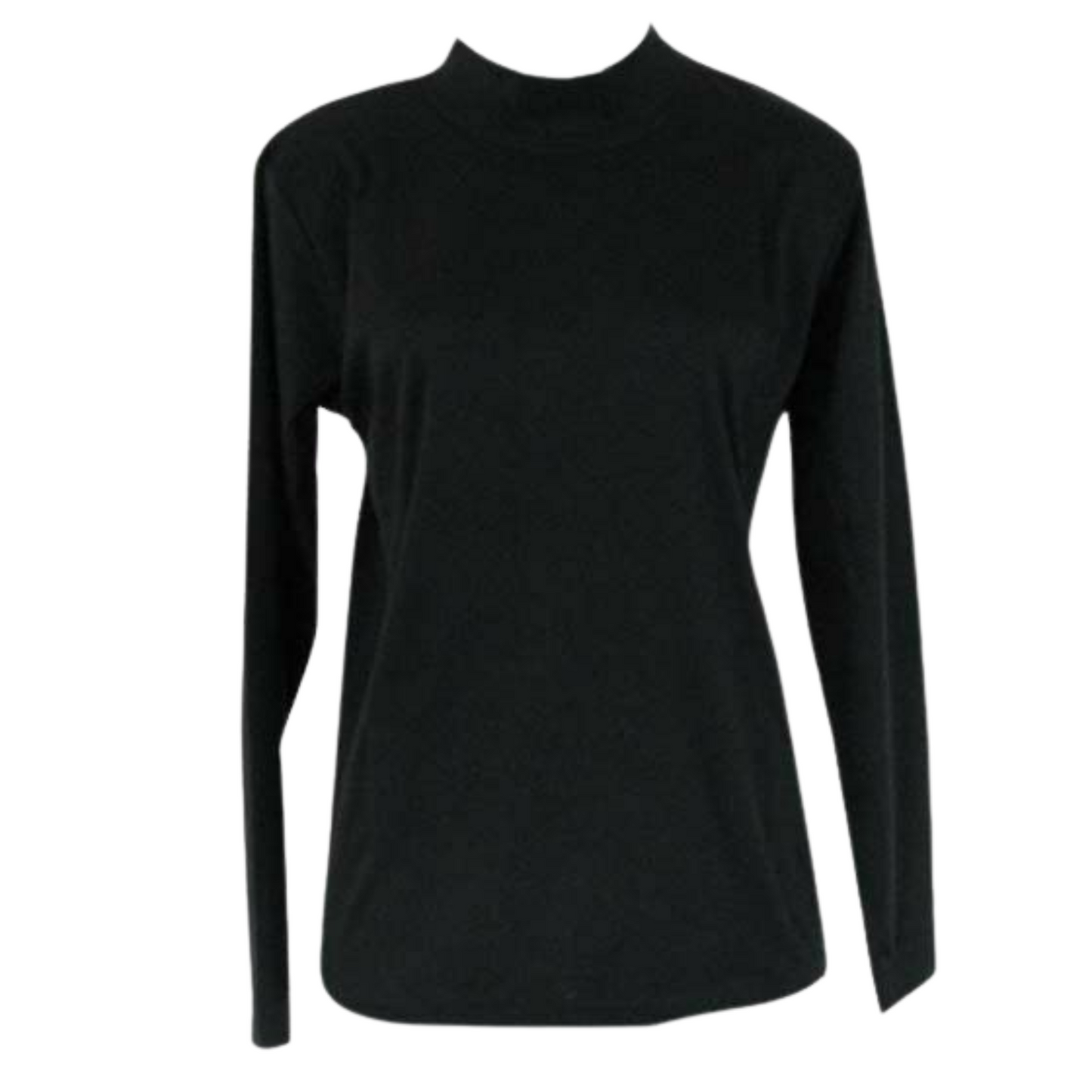 Ladies SKIVVY Turtle Neck Womens Long Sleeve Plain Top Skivvies Warm-4